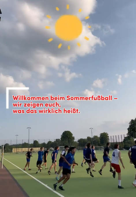 Link zum YouTube-Video Fußball und Hitze - passt irgendwie, oder?