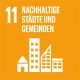 Alternativtext zum Bild: SDG 11: Nachhaltige Städte und Gemeinden