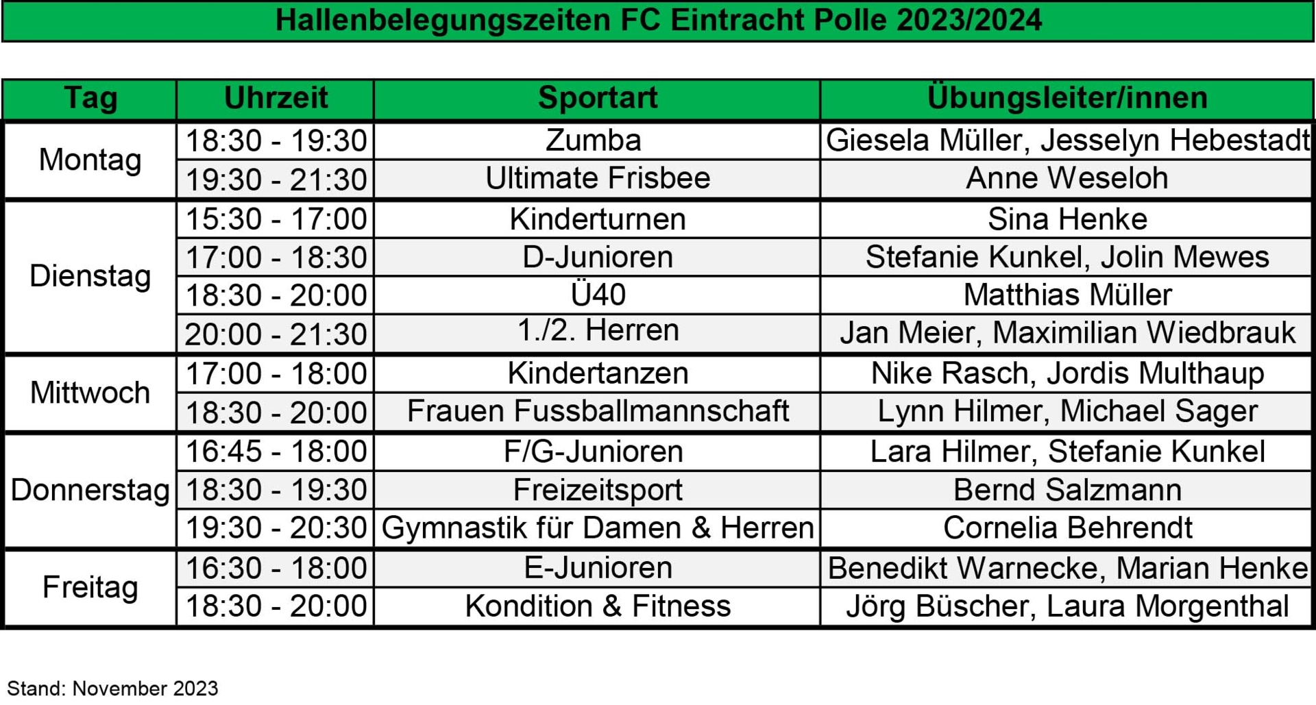 2023.11.29 FC Eintracht Polle - Sportangebot