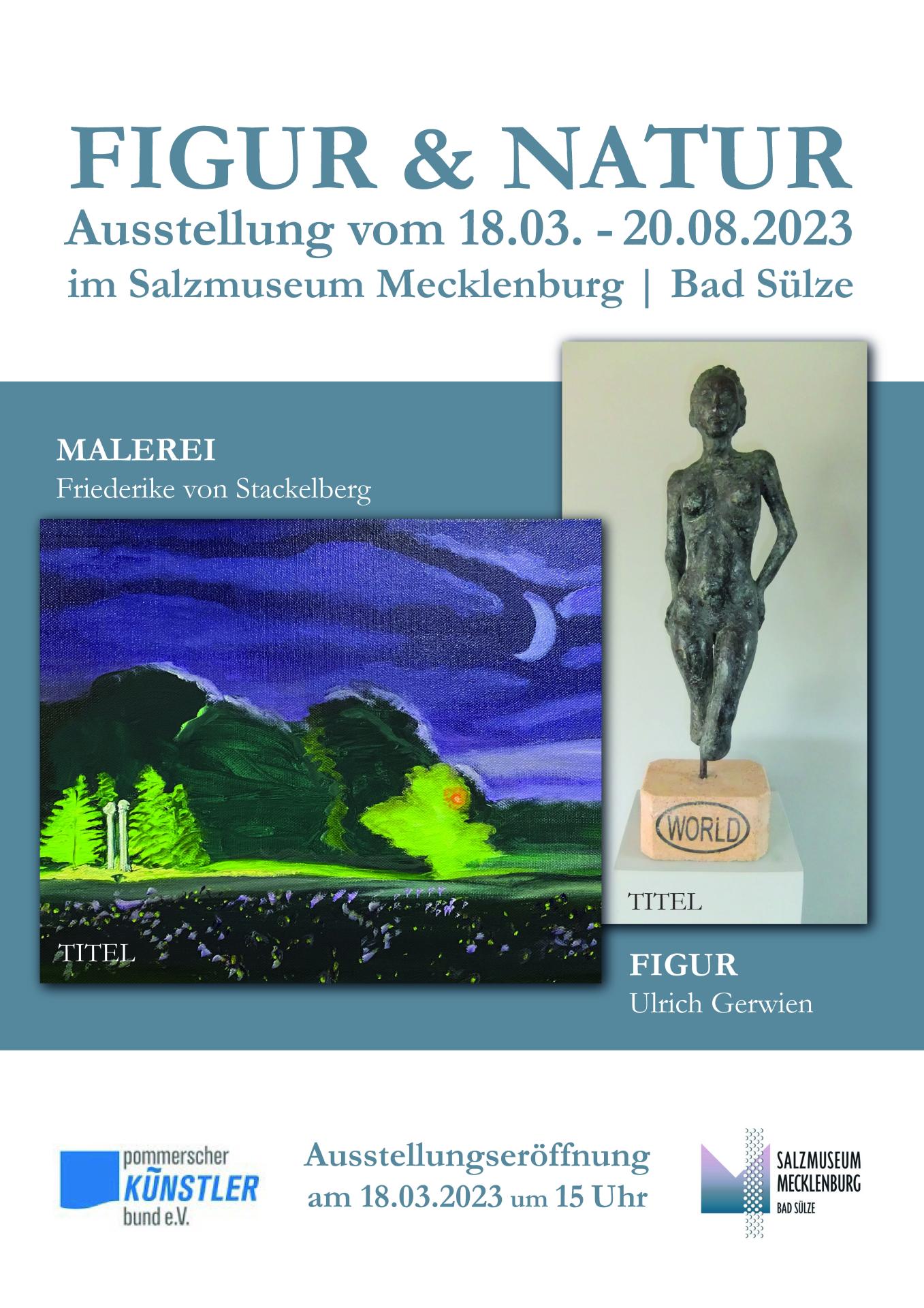 Plakat "Figur und Natur"