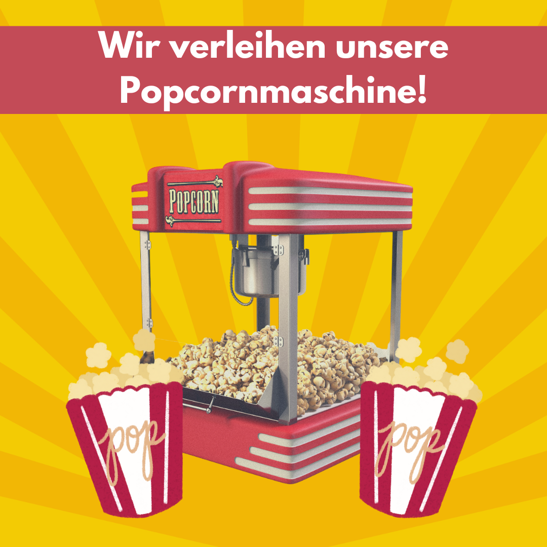 Wir verleihen unsere Popcornmaschine