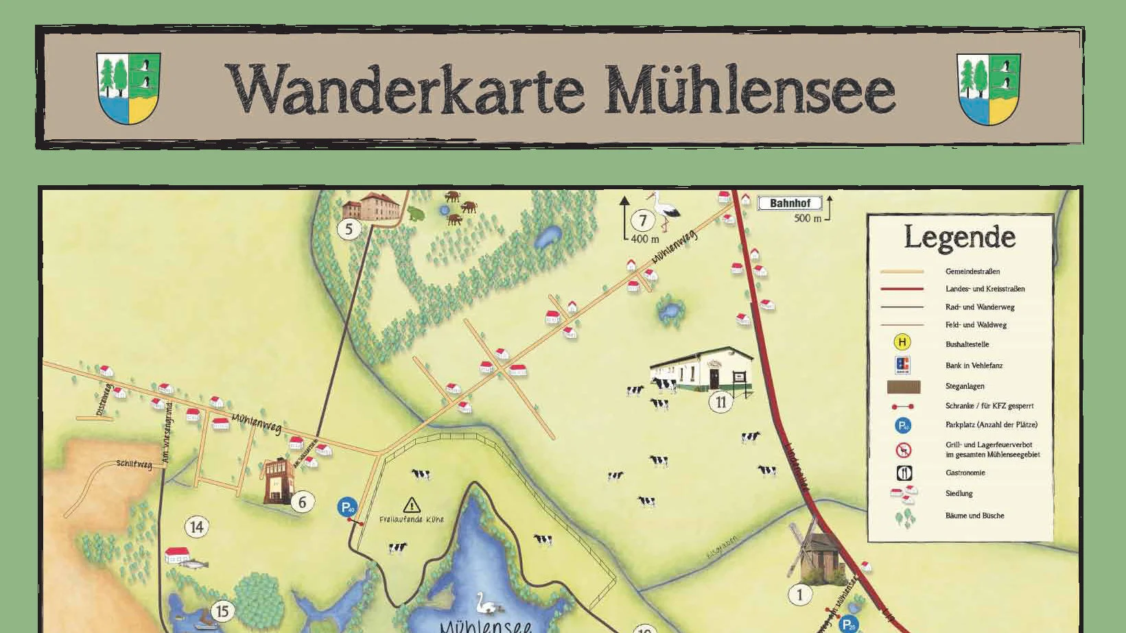 Wandern um den Mühlensee