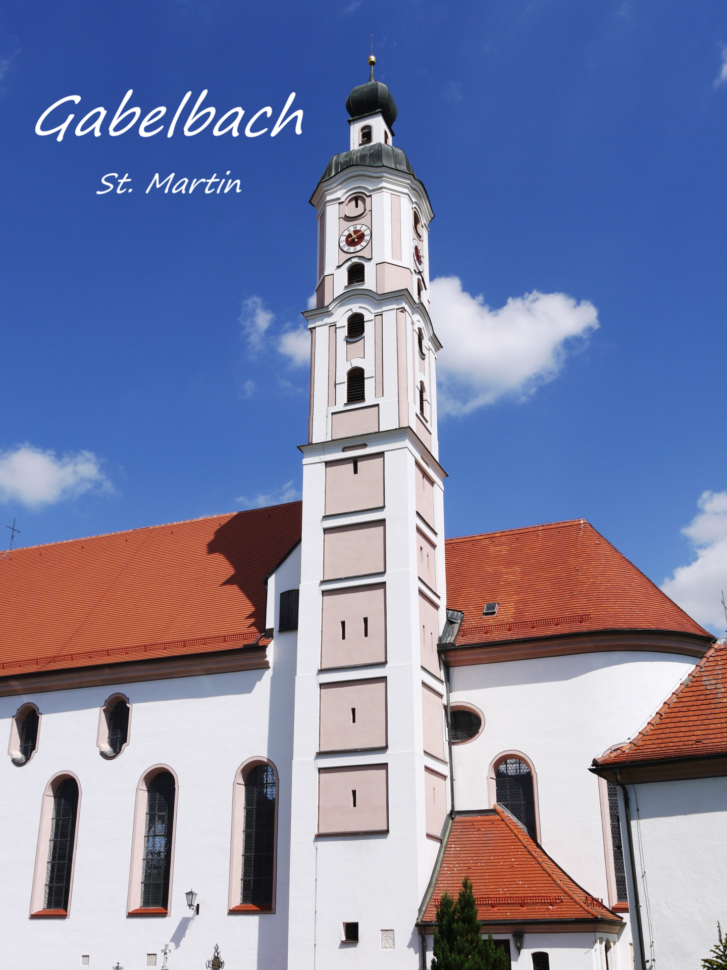 Gabelbach, Kirchturm St. Martin; Foto: Max Trometer