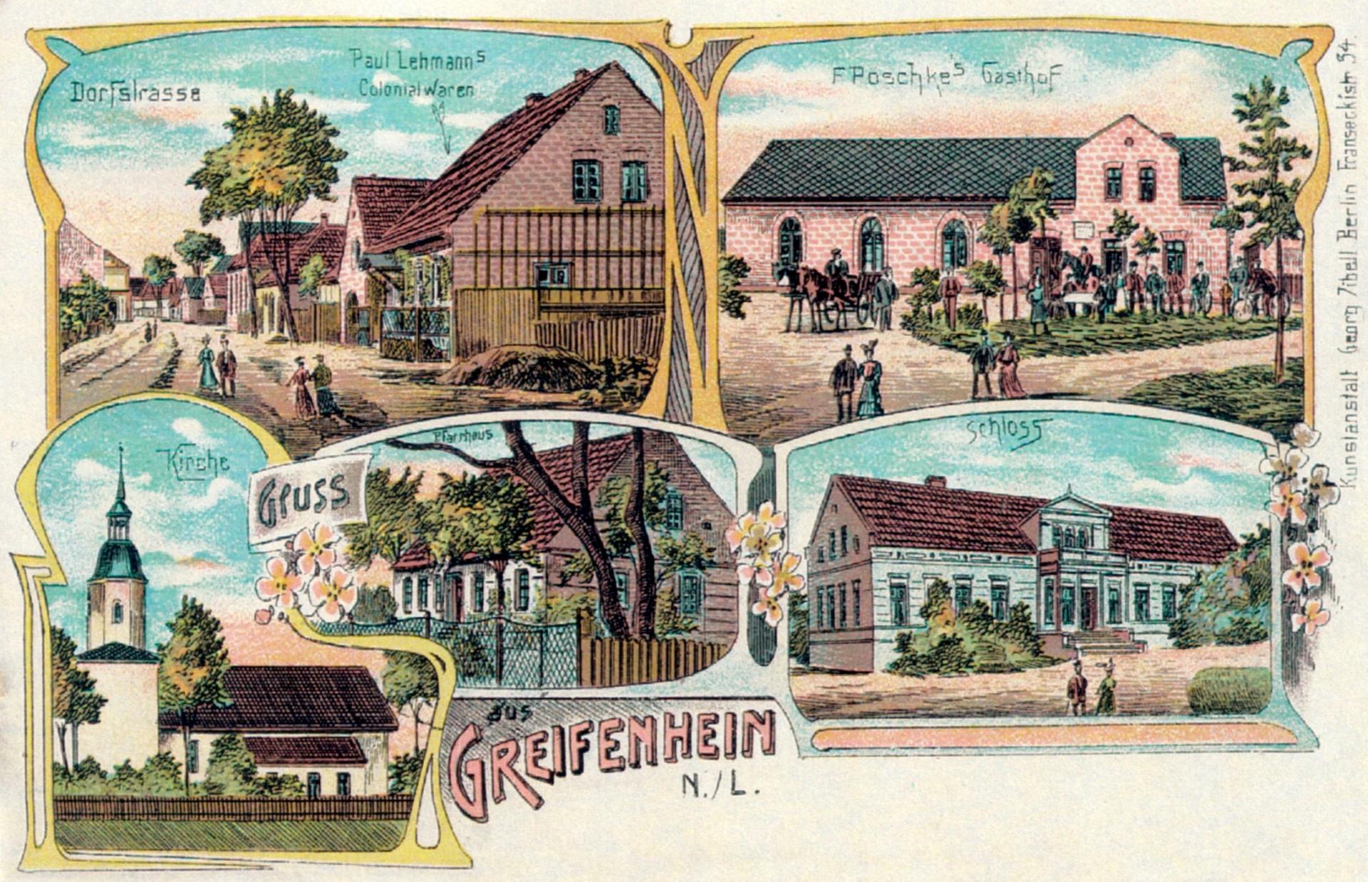 Greifenhain Postkarte