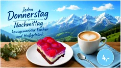 Donnerstag_KuchenHeißgetränk_4Euro
