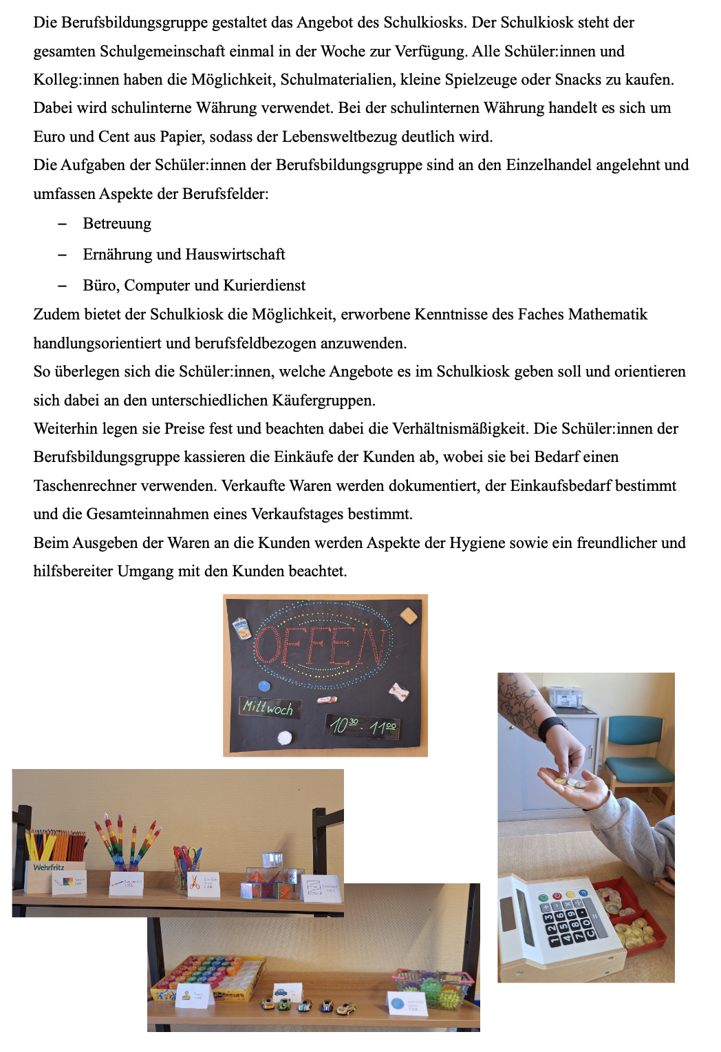 Schulkiosk