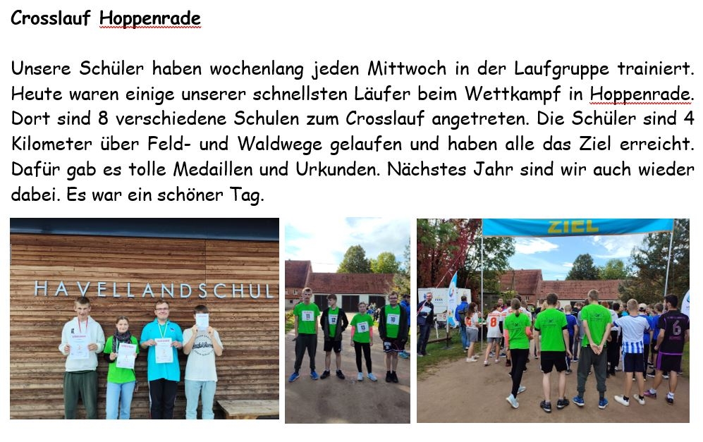 Crosslauf Hoppenrade