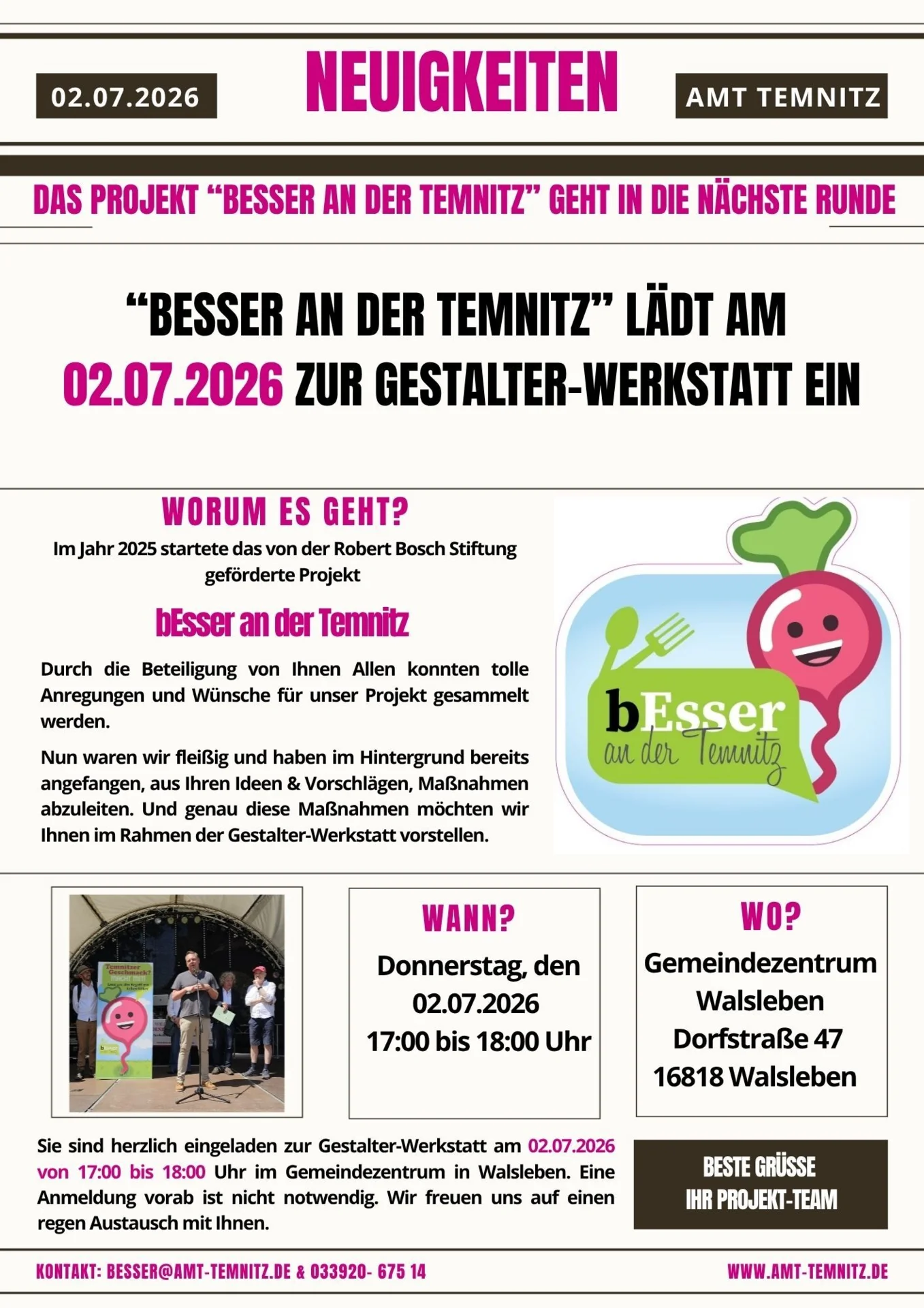 Gestalter-Werkstatt am 02.07.2026