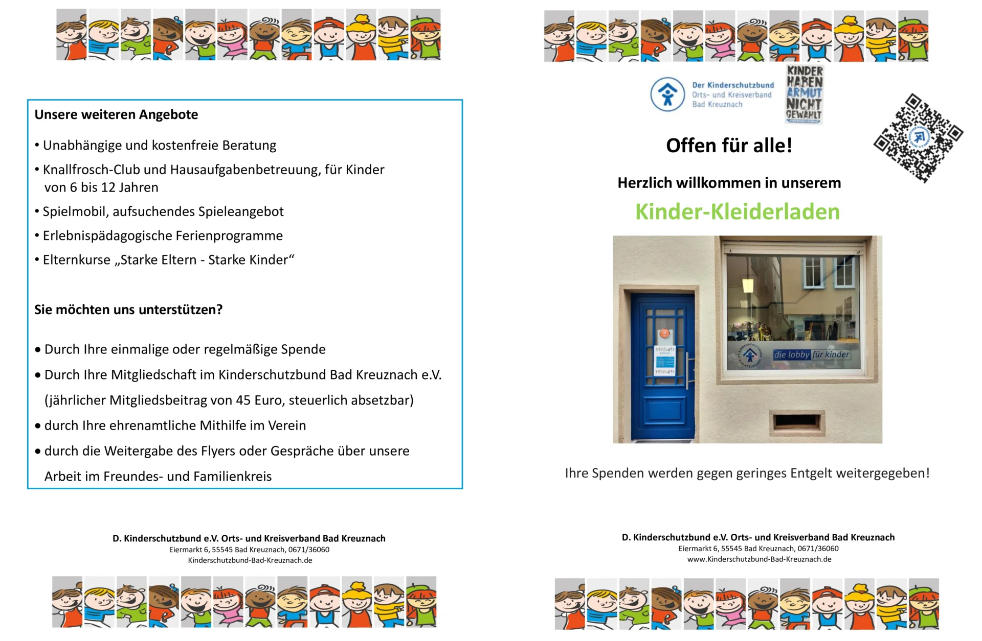 Flyer Kleiderladen Seite 1