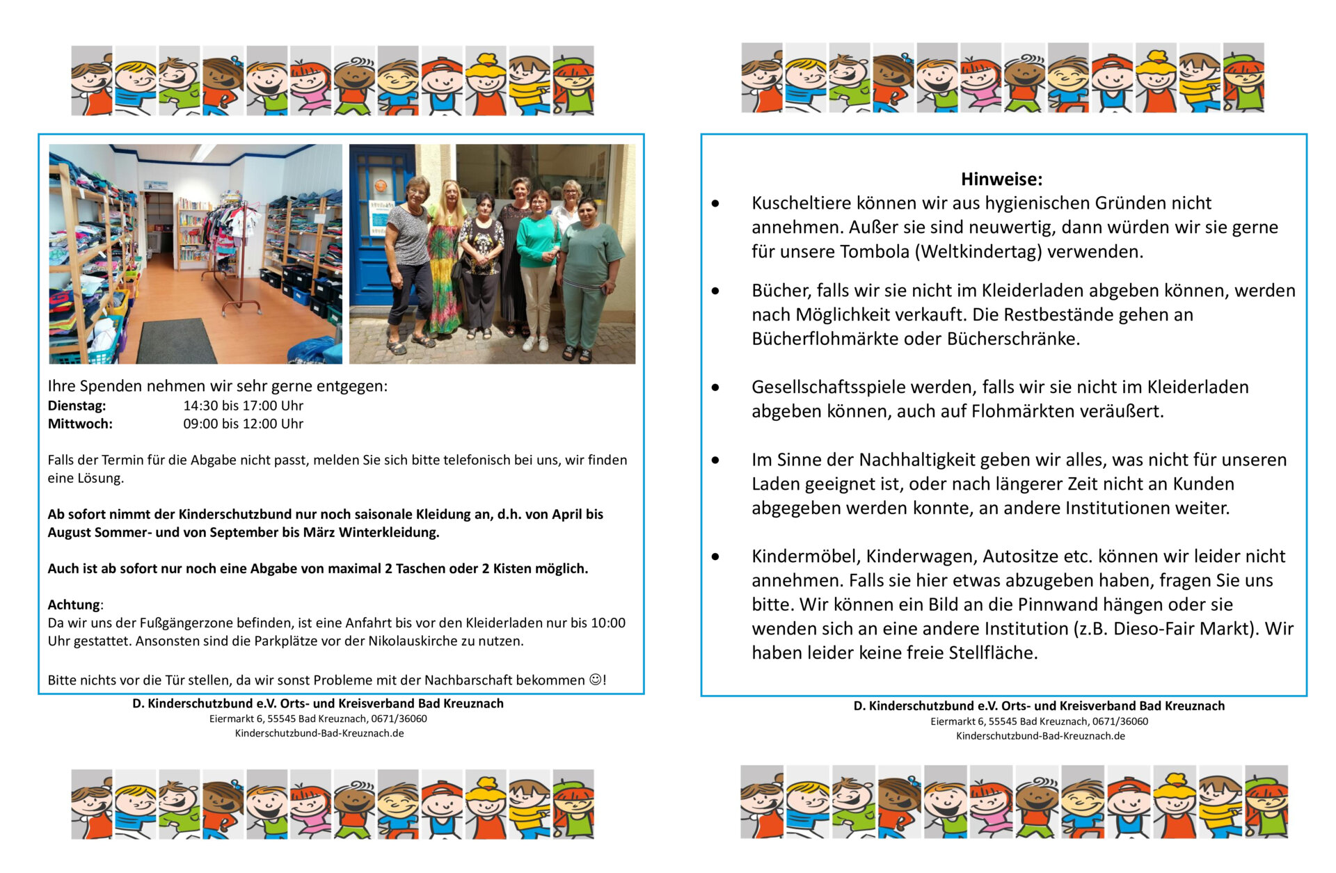 Flyer Kleiderladen Seite 2
