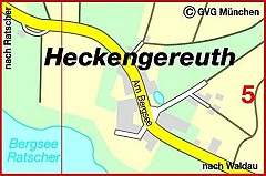 Karte vom Ortsteil Heckengereuth