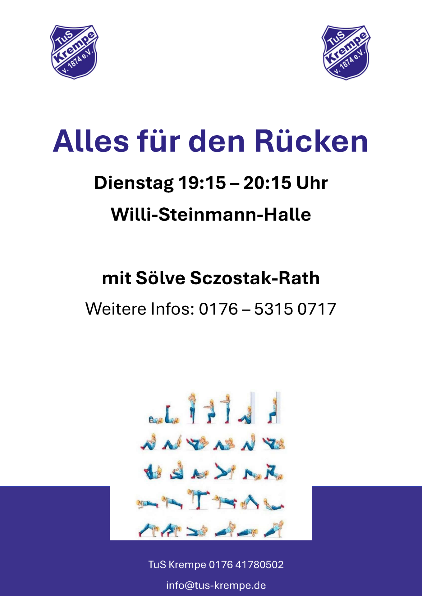 Flyer Fit für den Rücken