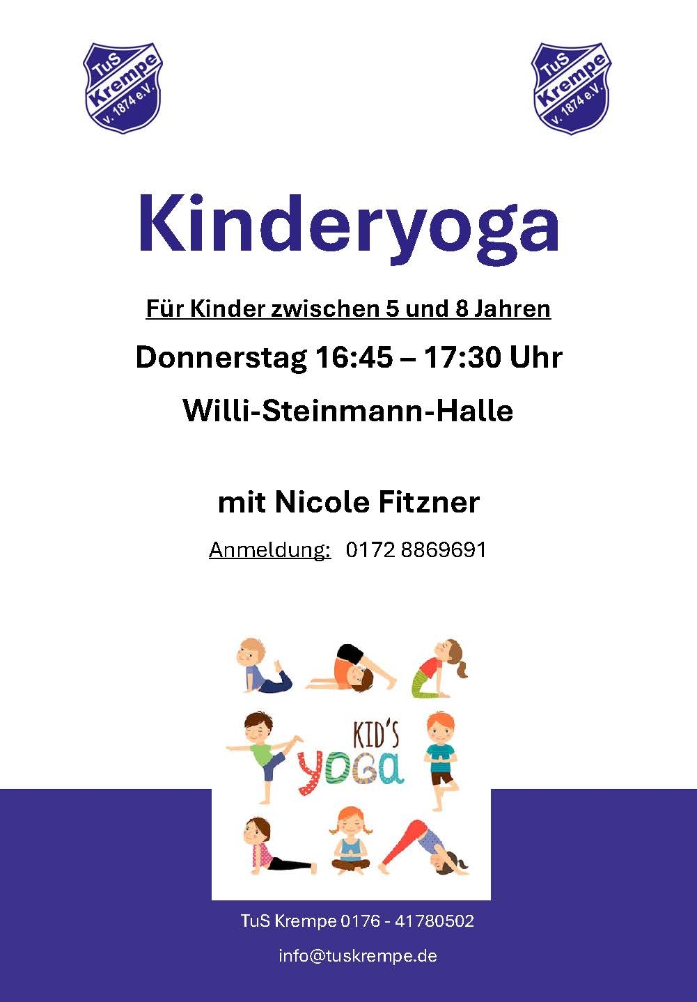 Flyer Kinder Yoga