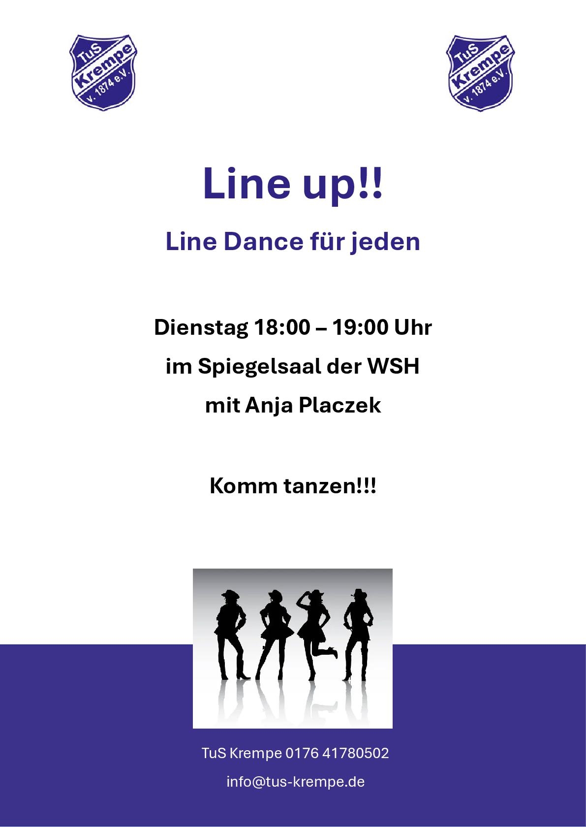 Flyer Line Dance