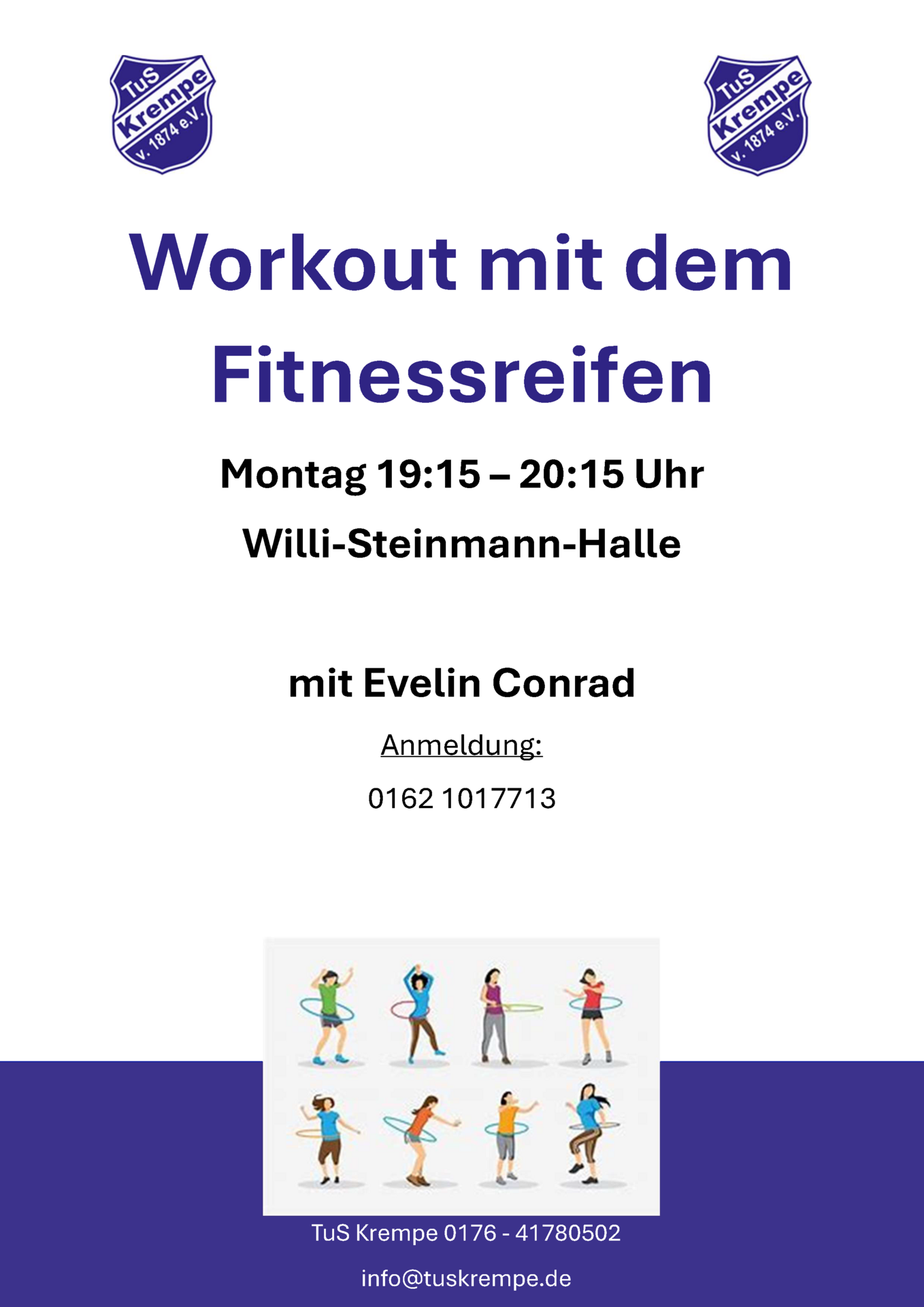 Flyer Workout mit dem Fitnessreifen