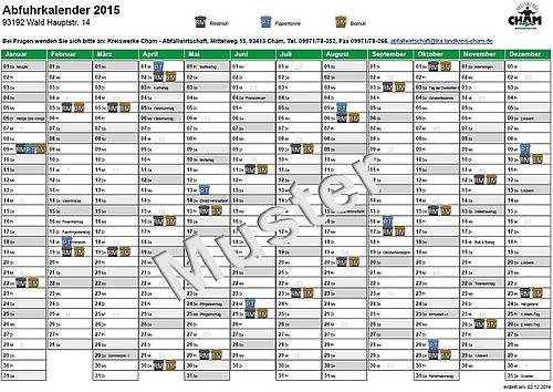 Abfuhrkalender 2016