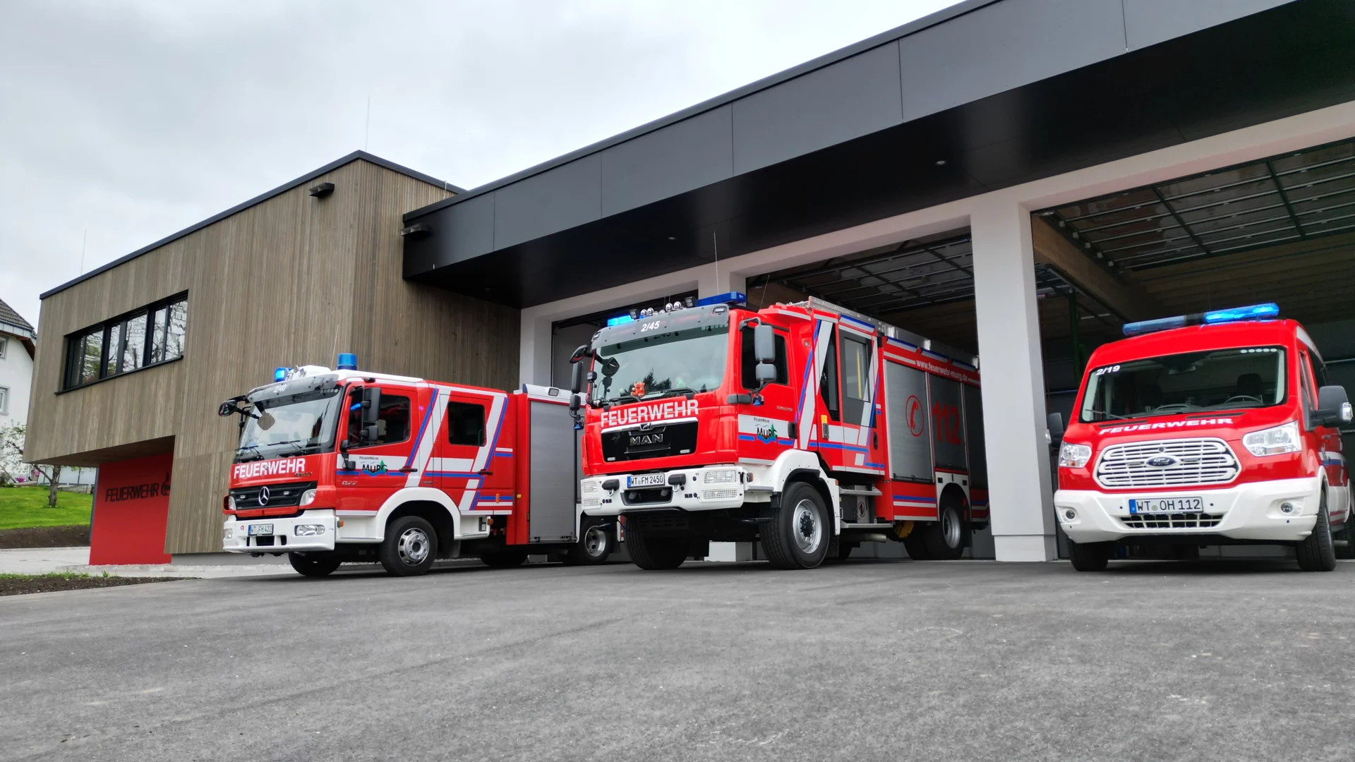 Feuerwehrgerätehaus - Ausrückebereich Nord Bild Seite
