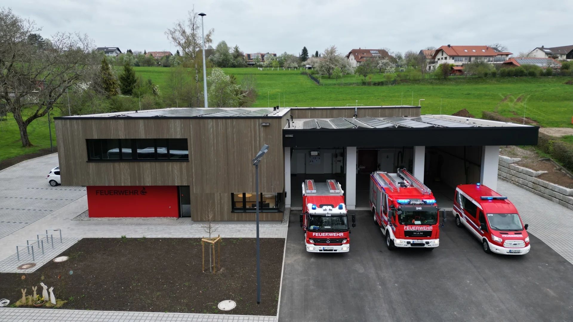 Feuerwehrgerätehaus - Ausrückebereich Nord