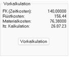 Vorkalkulation