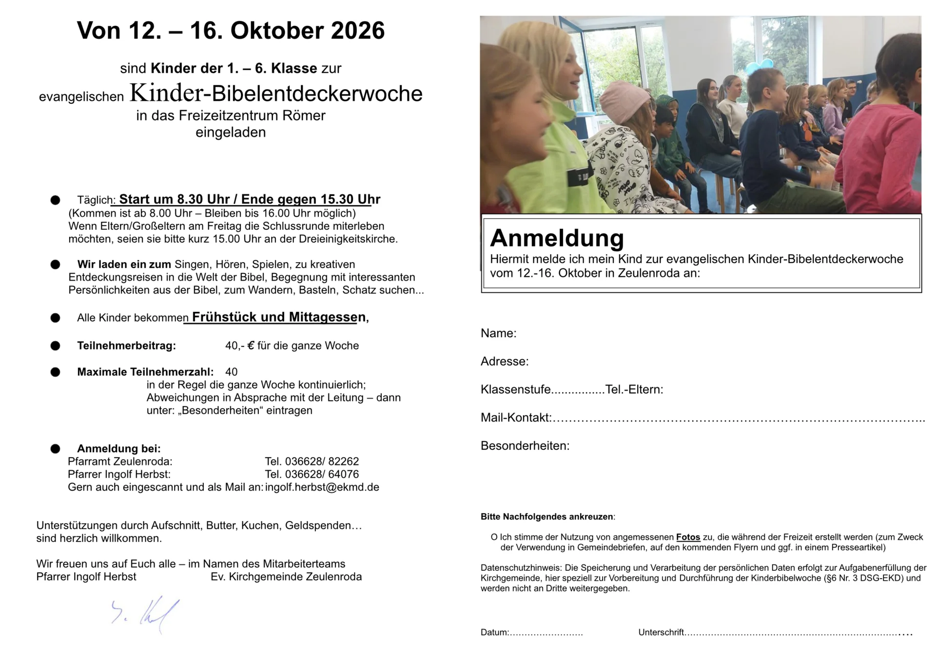 Anmeldung
