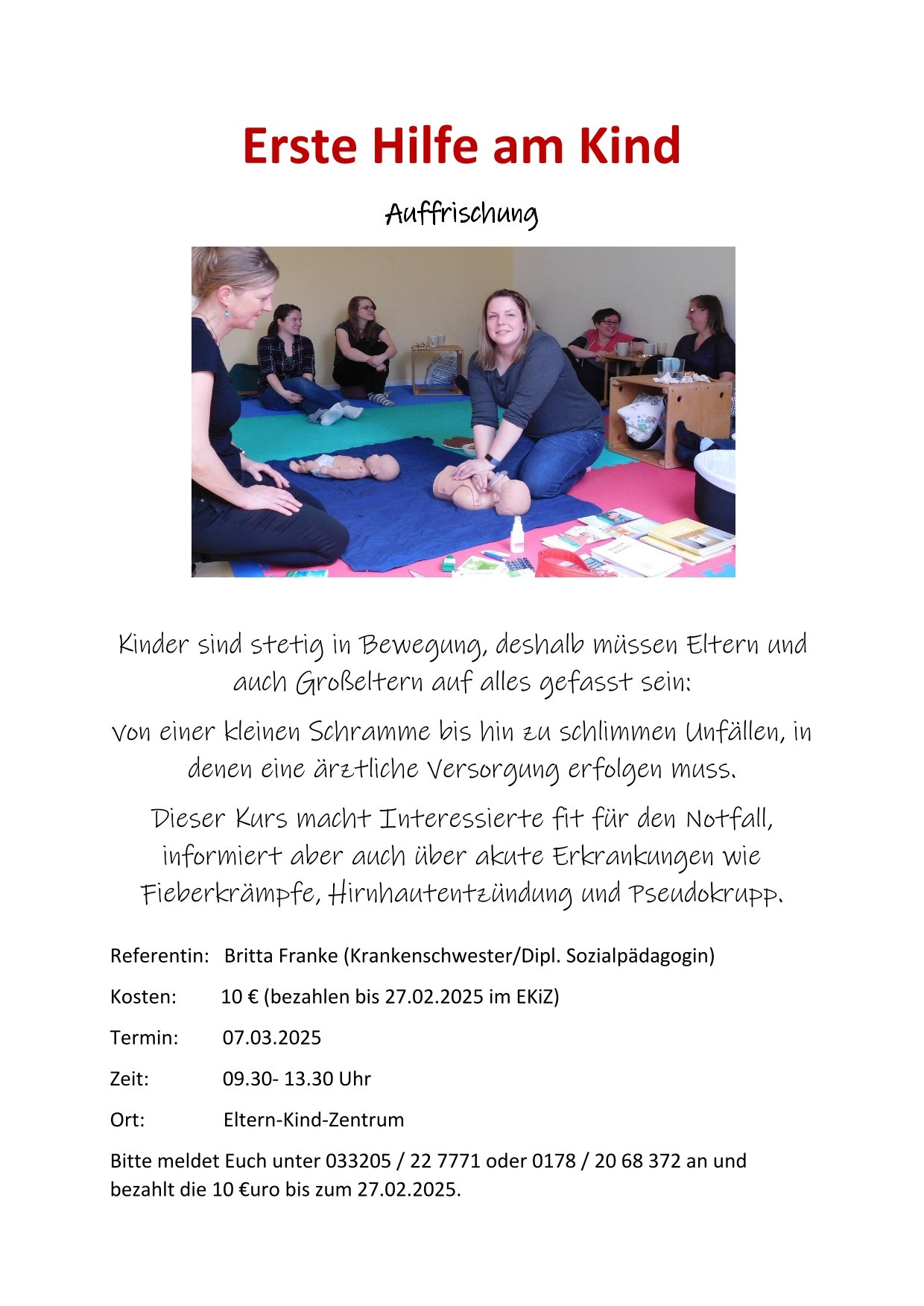 Erste Hilfe Kurs 2025