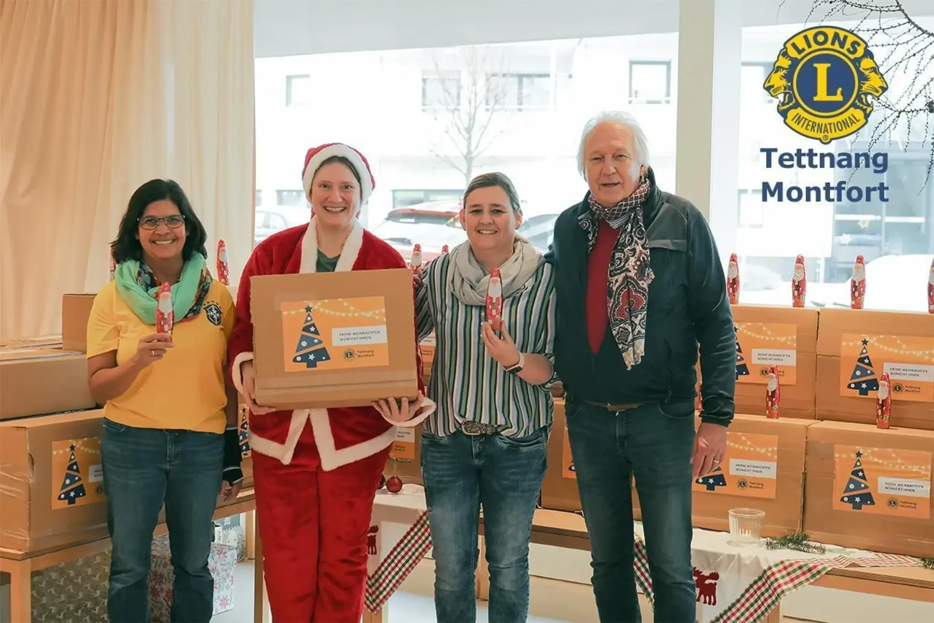 Weihnachtspaketaktion für bedürftige Familien