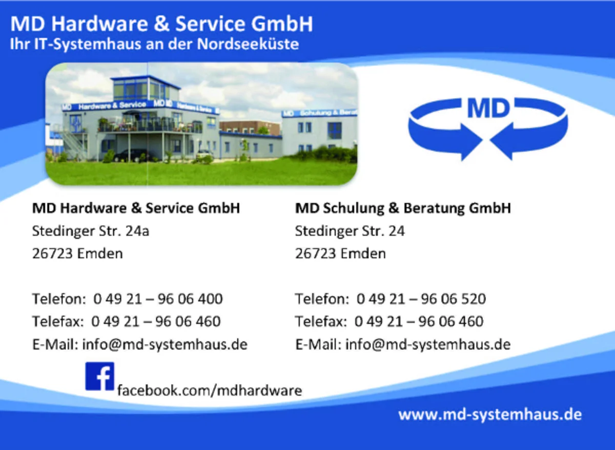 Logo MD Hardware & Service