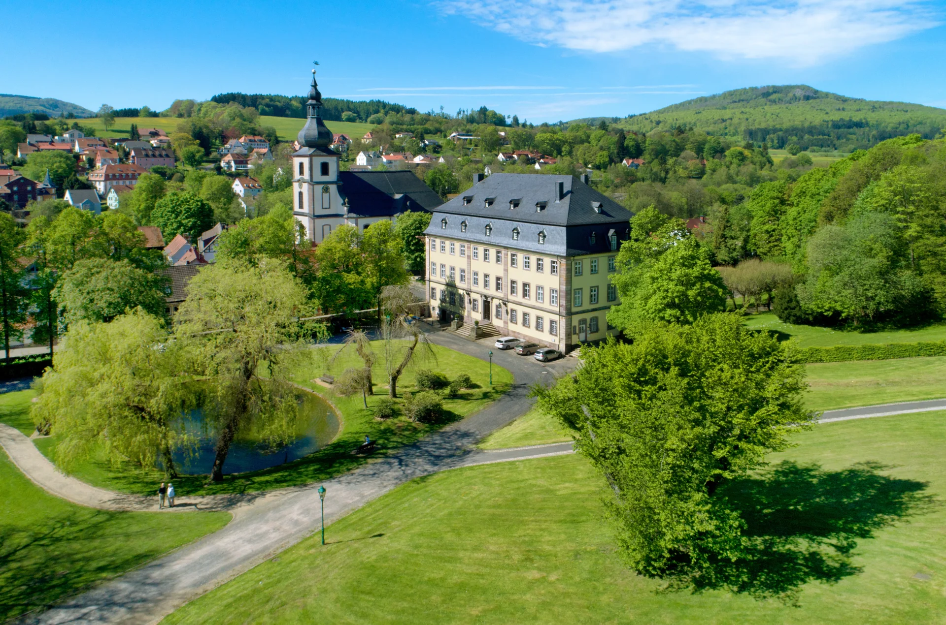 Luftbild vom Gersfeldpark