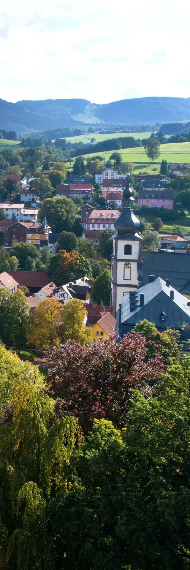Blick über Gersfeld