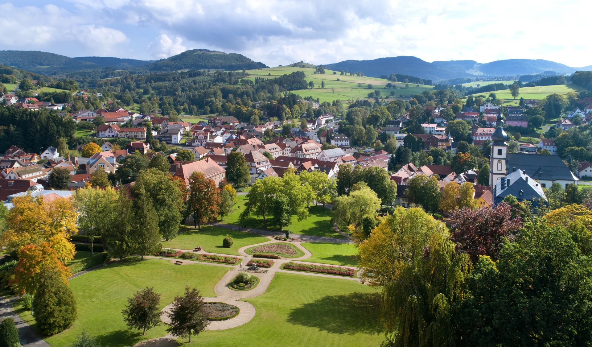 Luftbild von Gersfeld