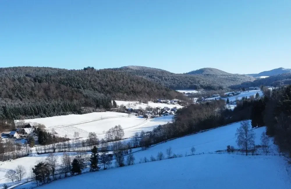 Berg im Winter