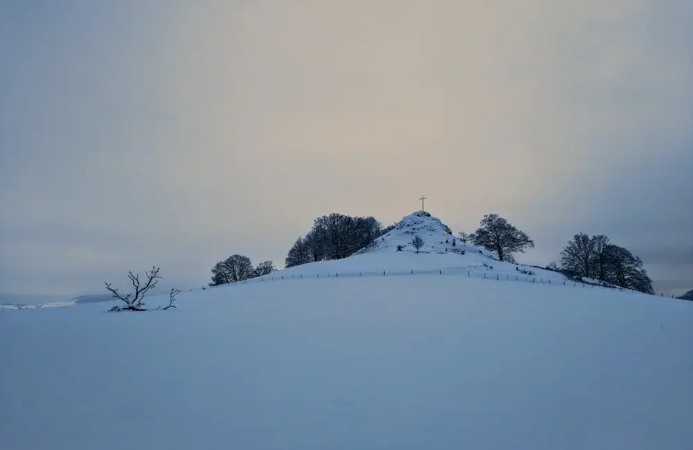 Berg im Winter