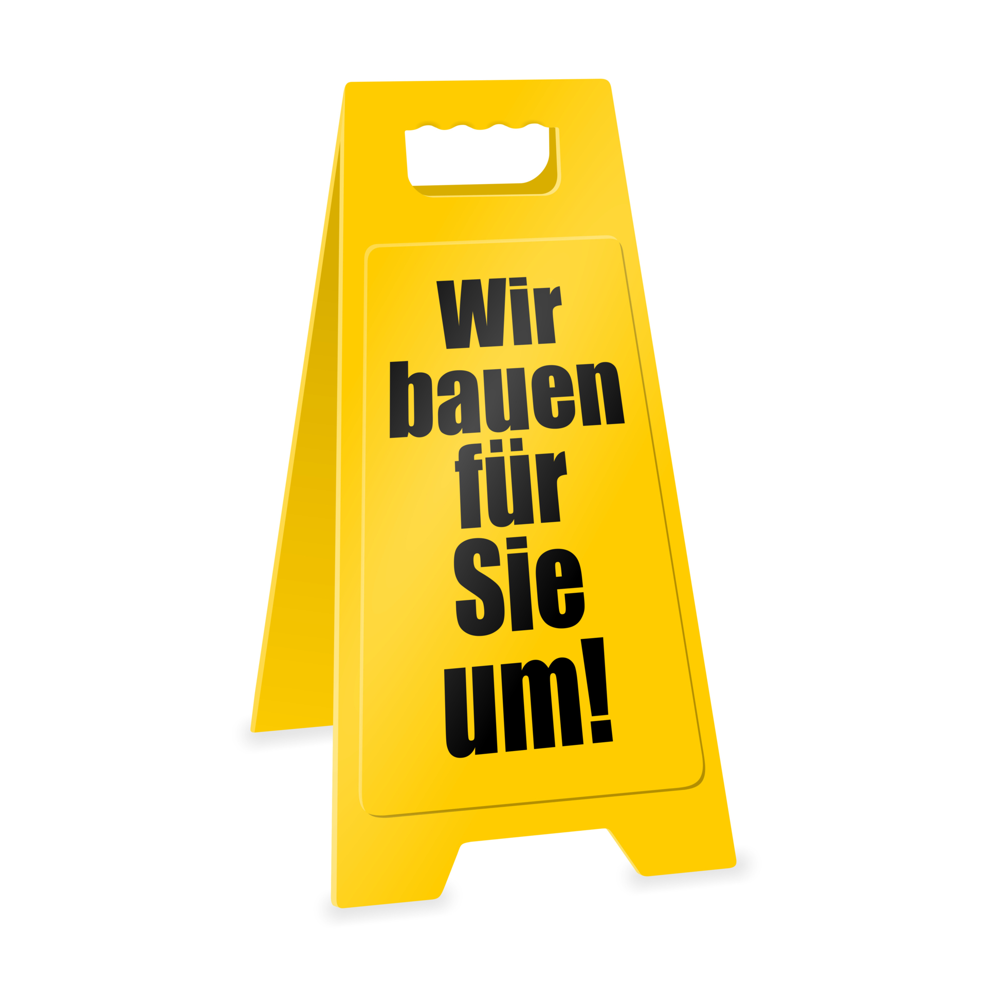 Wir bauen für Sie um...