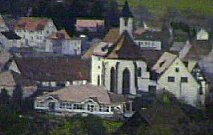 Die ehemalige Johanniterkirche in Rohrdorf, bei Nagold, Landkreis Calw