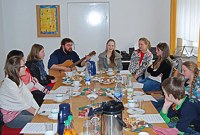 Students from Lithuania on a visit in Ruhla, April 2013