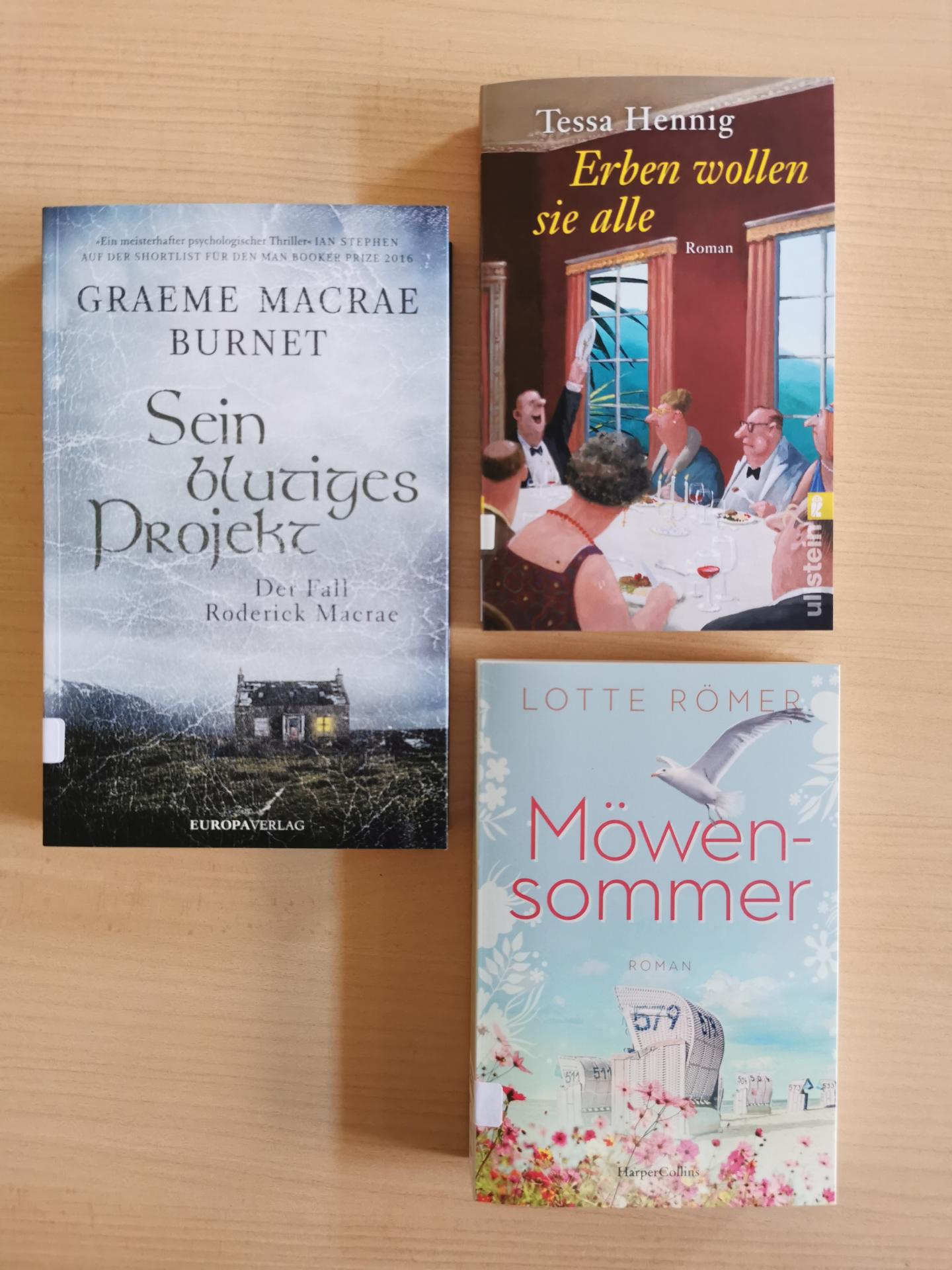 Neues im August21 Romane