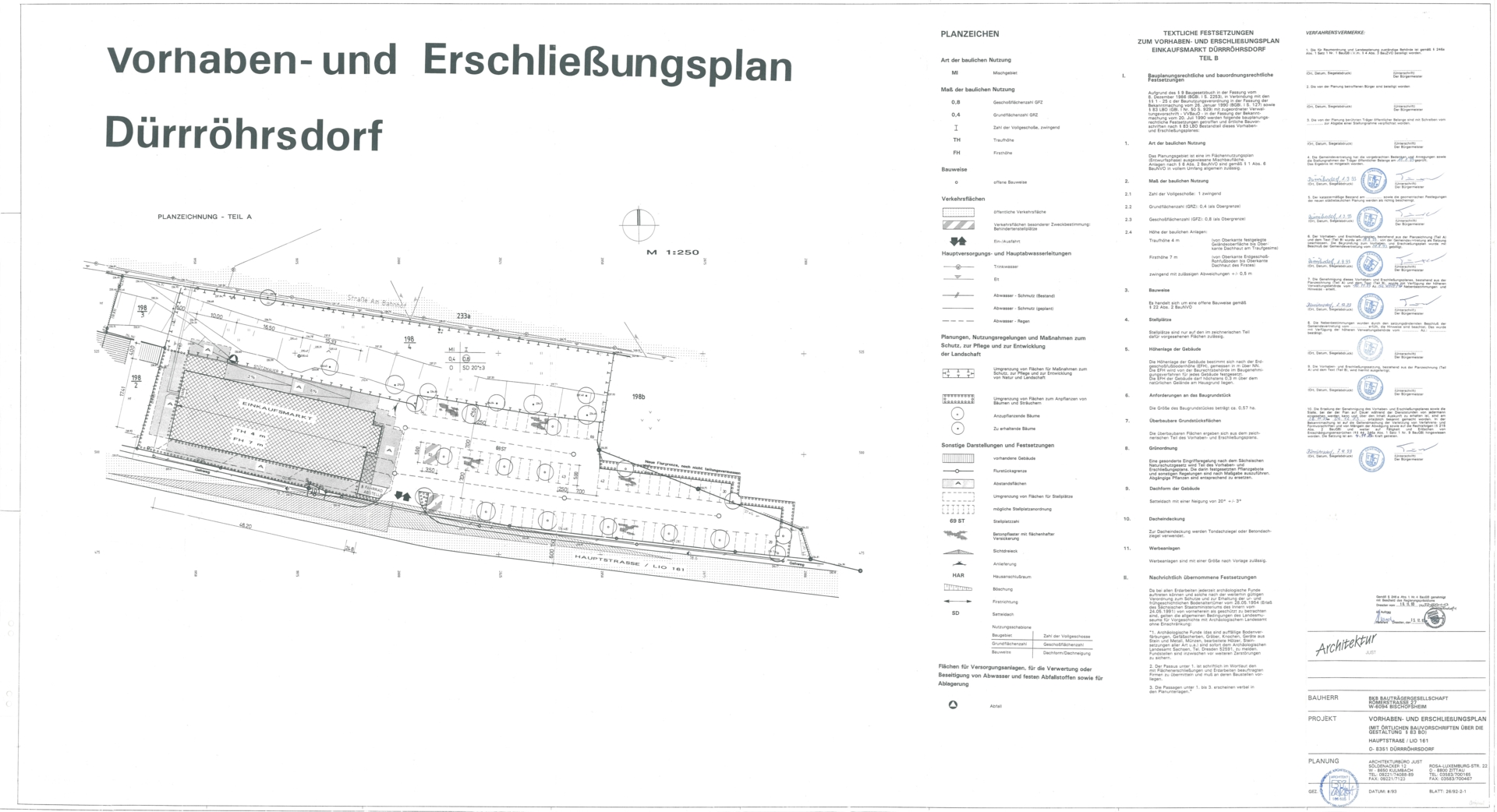 VE-Plan "Einkaufsmarkt" Dürrröhrsdorf