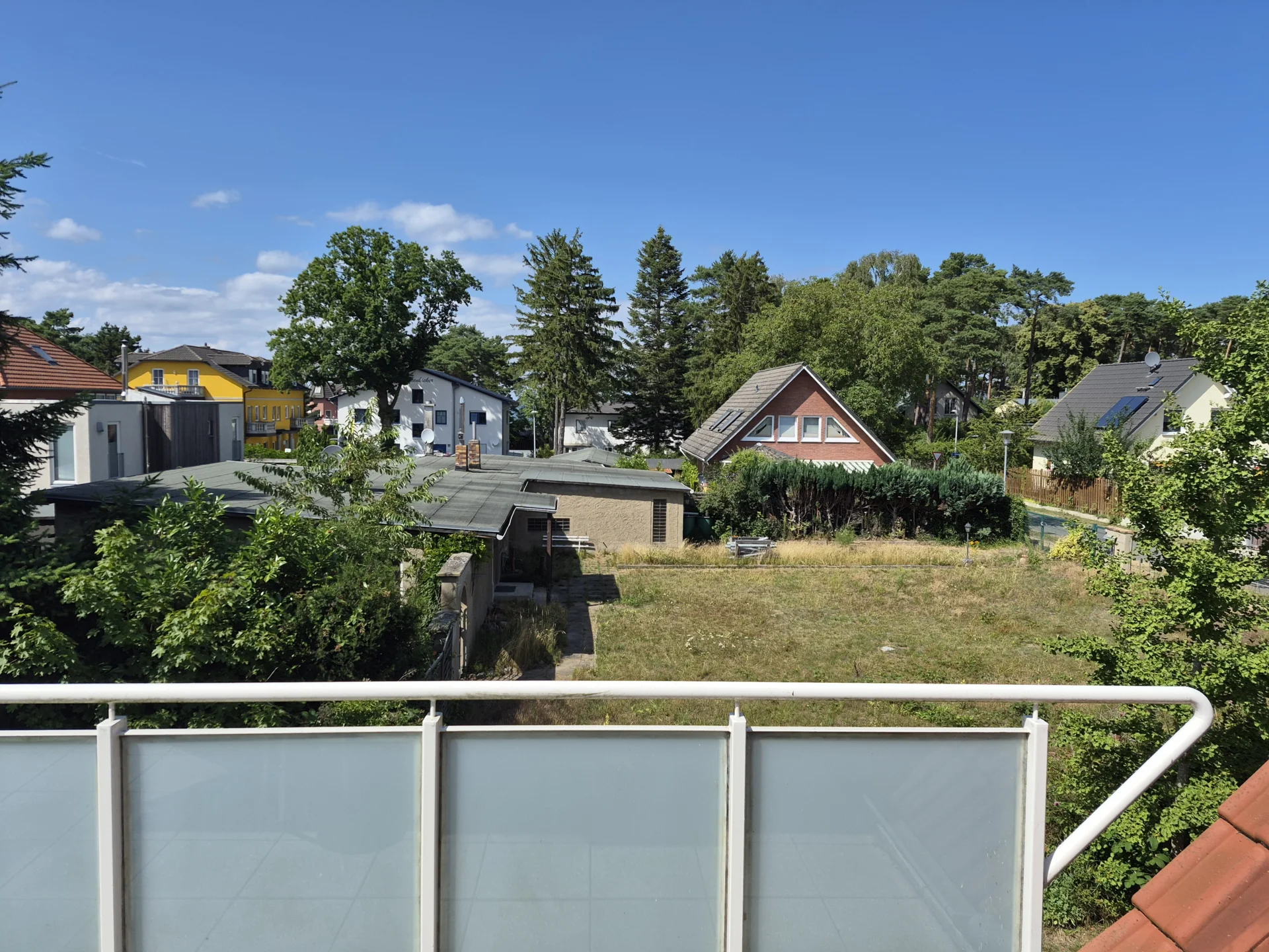 Blick vom Balkon