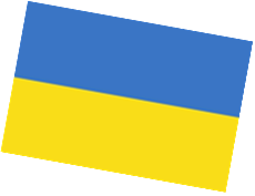 Ukraine Flagge klein