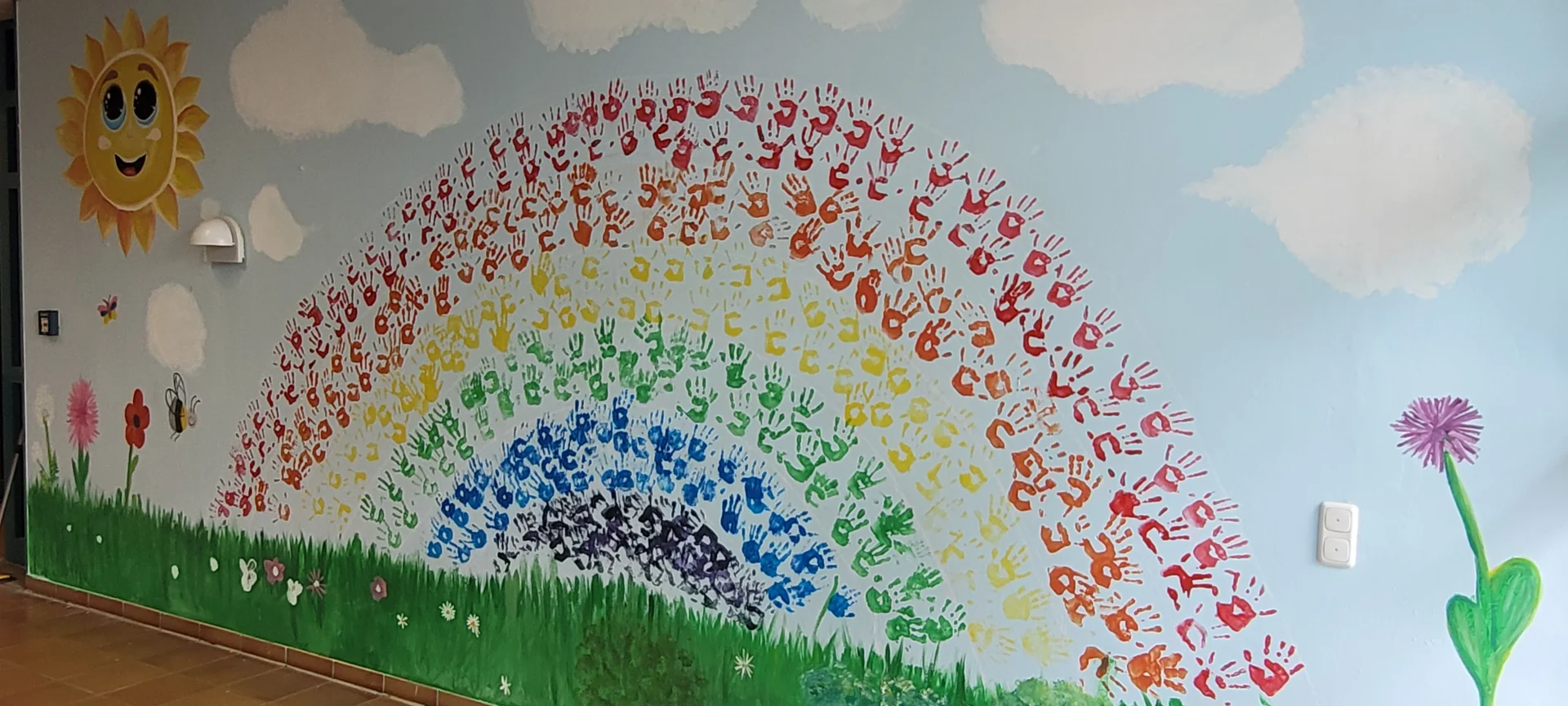 der neue Eingangsbereich der Grundschule