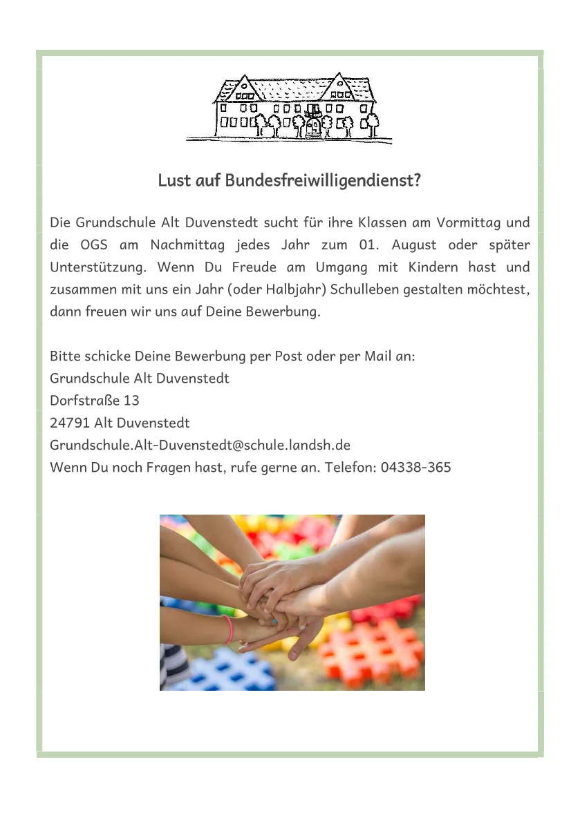 Bundesfreiwilligendienst