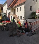 Arbeiten an der Backbone-Leitung