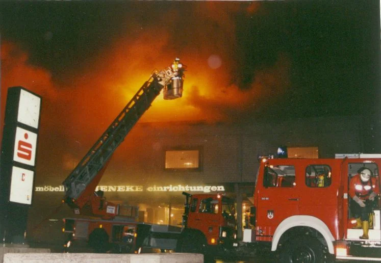 Hier im Einsatz: Möbelhaus Lieneke, 2.12.1996