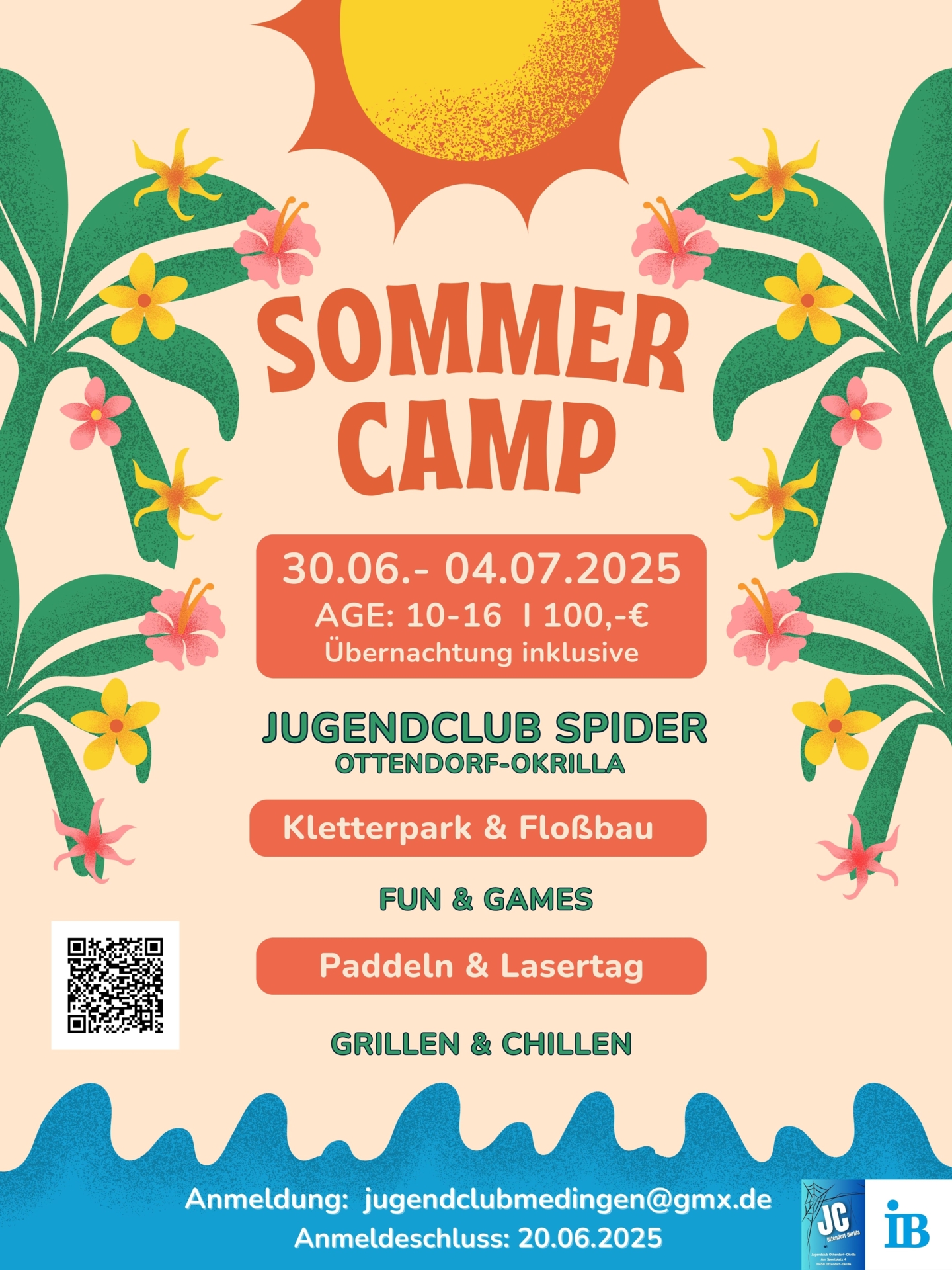 sommercamp 2025 Flyer