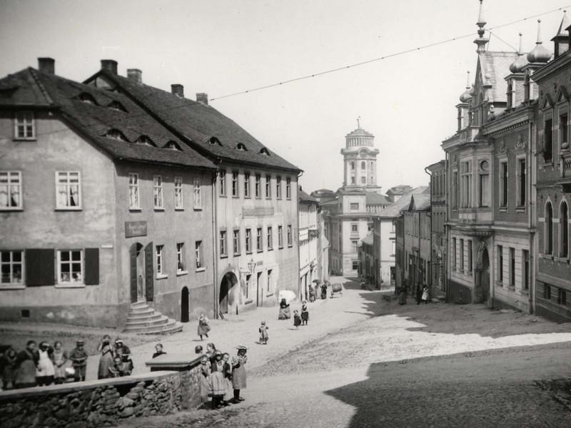 Historische Aufnahme der Kirchstraße