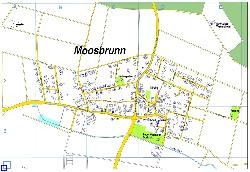 Ortsplan von Moosbrunn