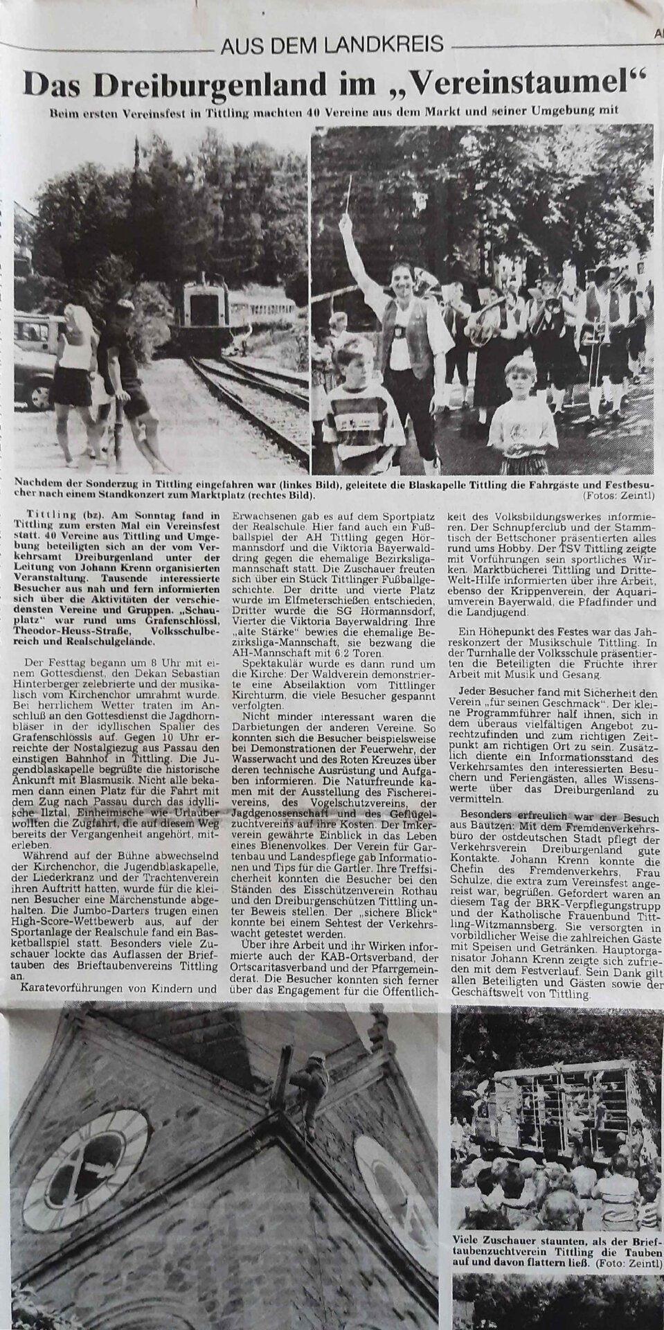 1992 Dreiburgenland im Vereinstaumel