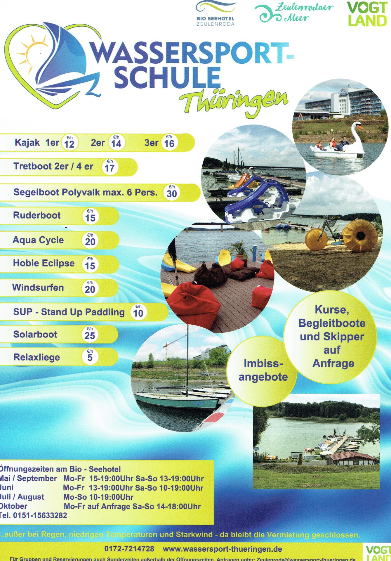 Wassersportschule Thüringen
