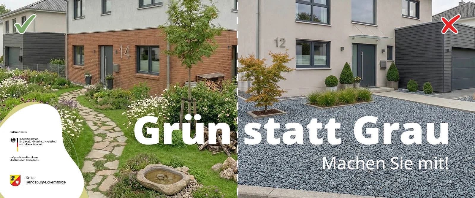 Schottergärten-Grafik Kreis Rendsburg-Eckernförde (quer)