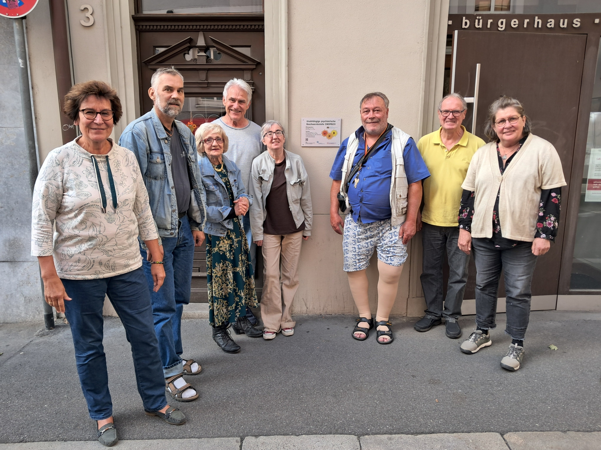 Das Team der upB "Einspruch (von links): Ulrike Beringer, Gebhard Angele, Emmi Wangerin, Dirk Pychynski